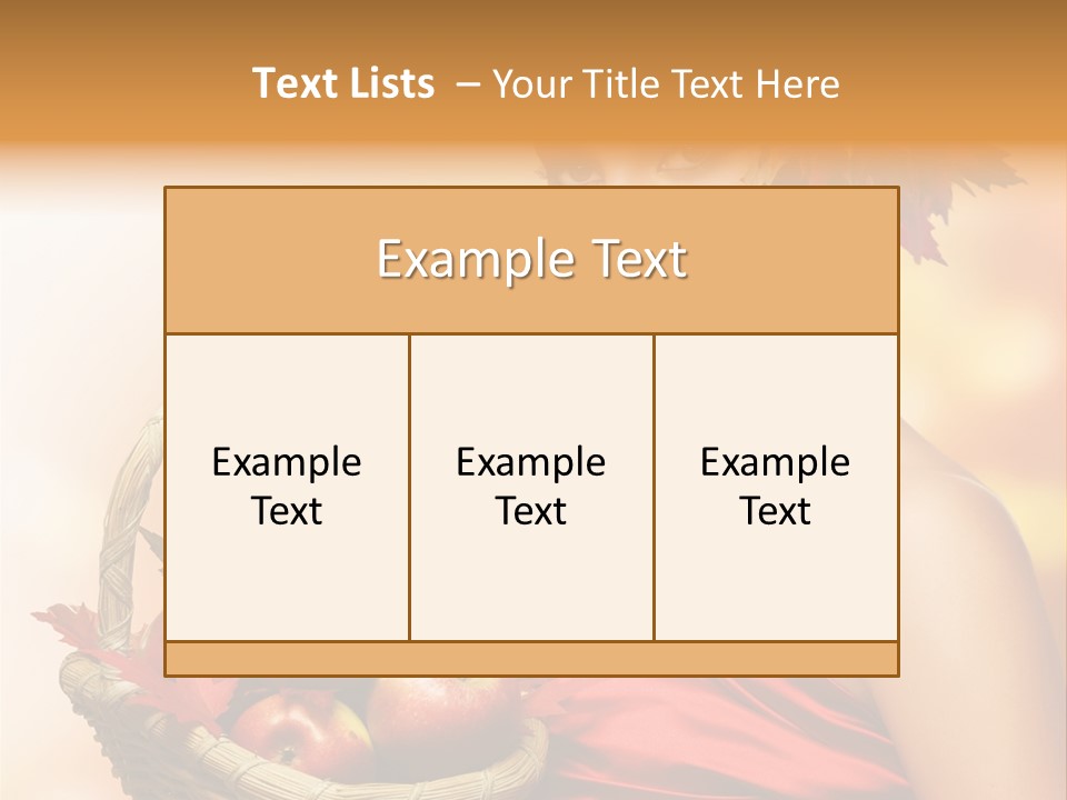 Hairstyling Apple Health PowerPoint Template