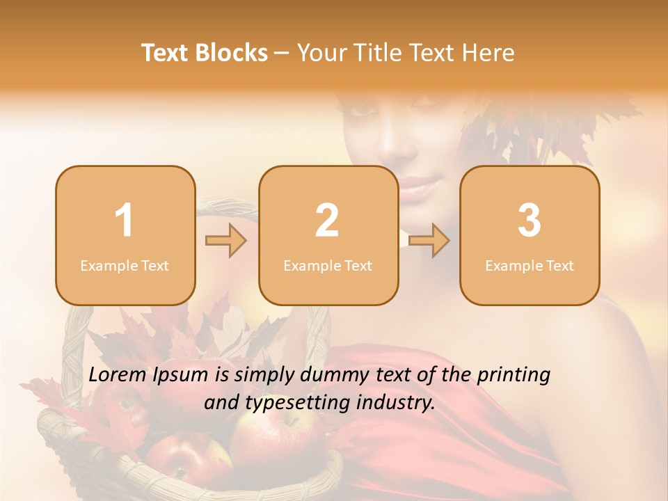 Hairstyling Apple Health PowerPoint Template