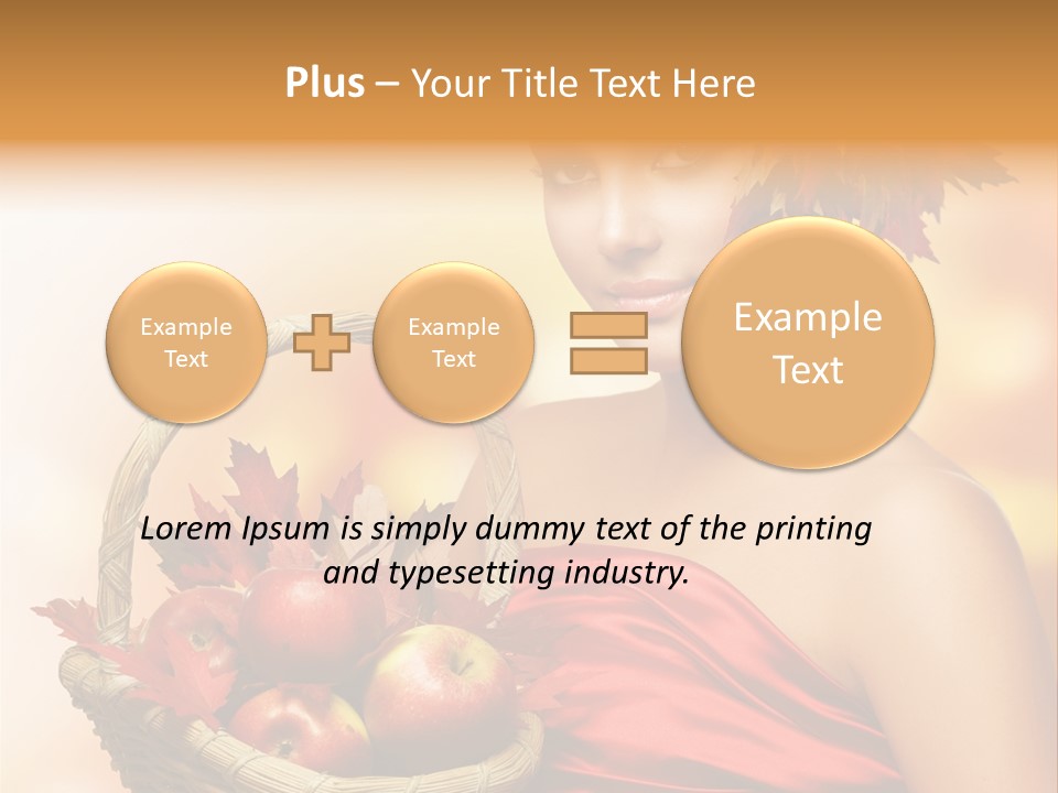 Hairstyling Apple Health PowerPoint Template