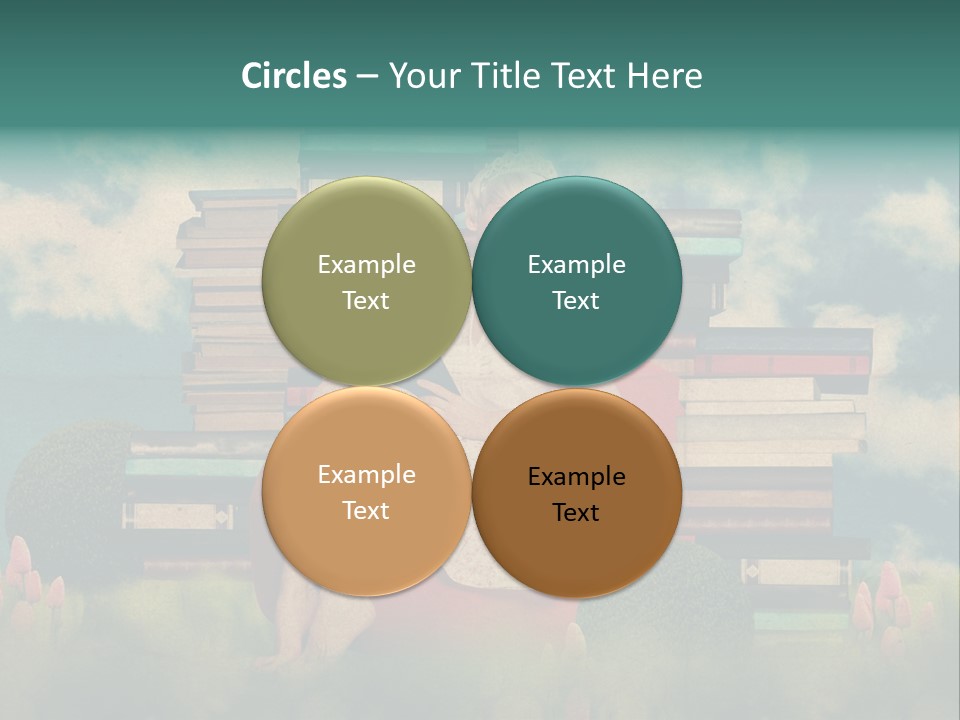 Picture Garden Spring PowerPoint Template