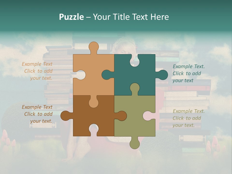 Picture Garden Spring PowerPoint Template