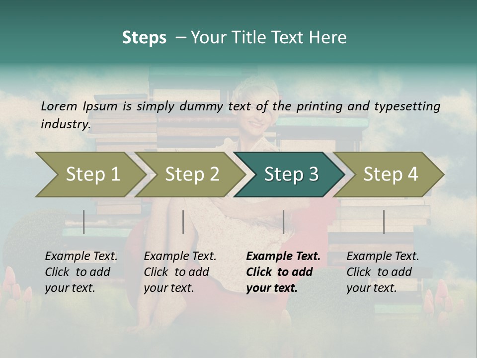 Picture Garden Spring PowerPoint Template