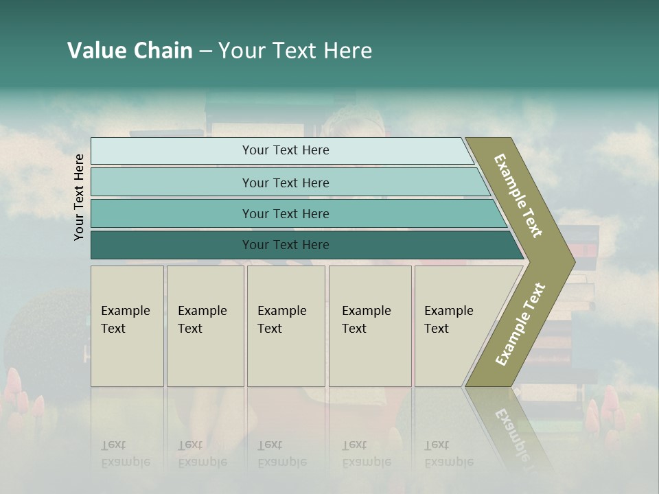 Picture Garden Spring PowerPoint Template