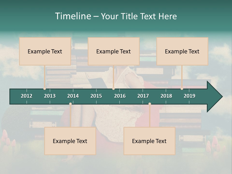 Picture Garden Spring PowerPoint Template