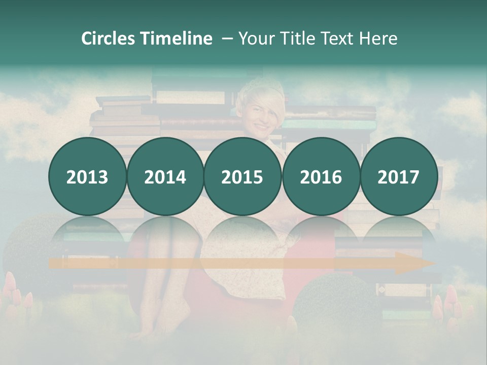 Picture Garden Spring PowerPoint Template