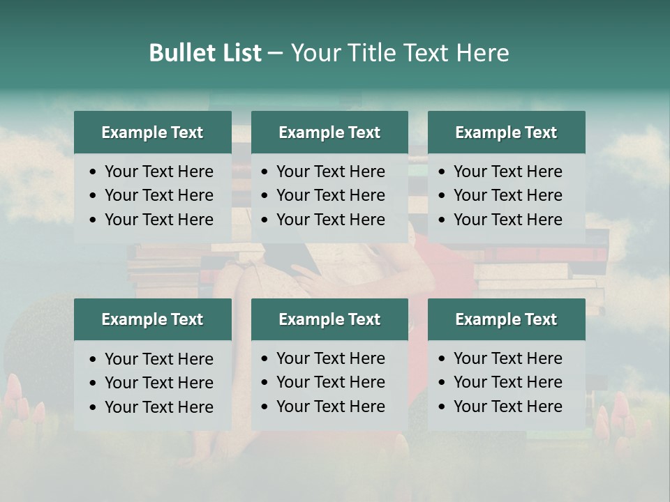 Picture Garden Spring PowerPoint Template