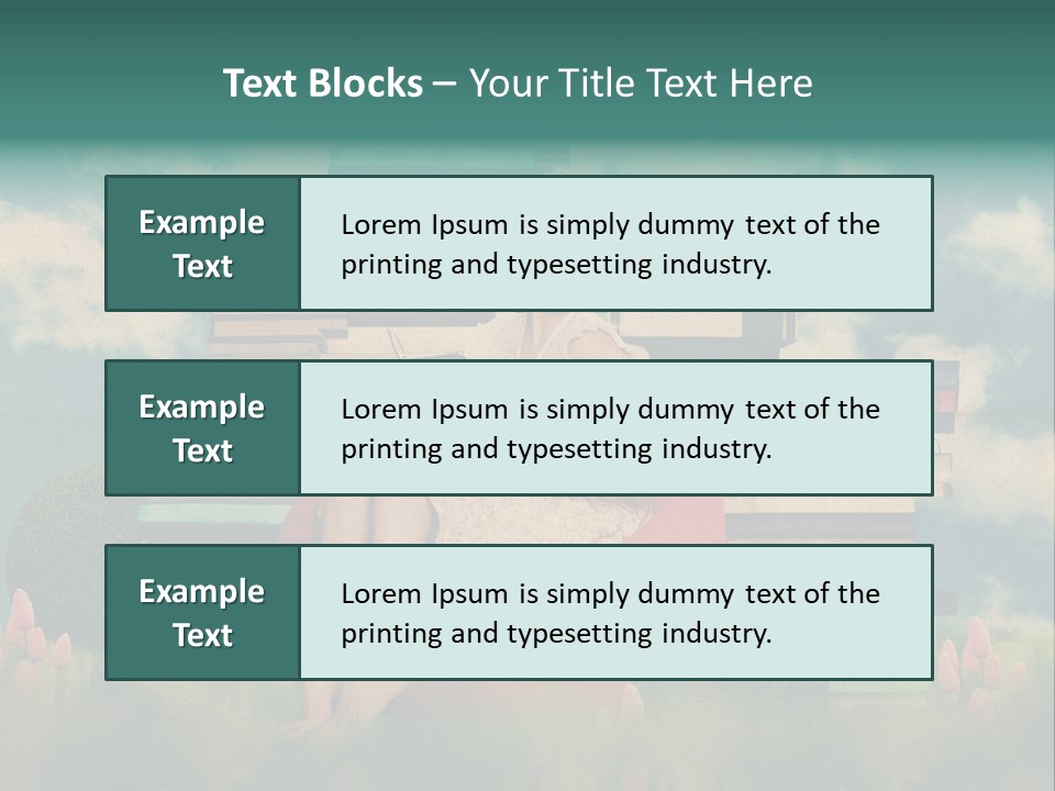 Picture Garden Spring PowerPoint Template