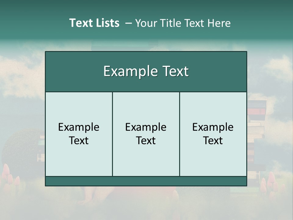 Picture Garden Spring PowerPoint Template