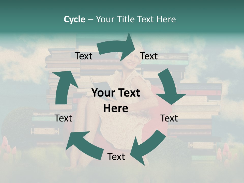 Picture Garden Spring PowerPoint Template