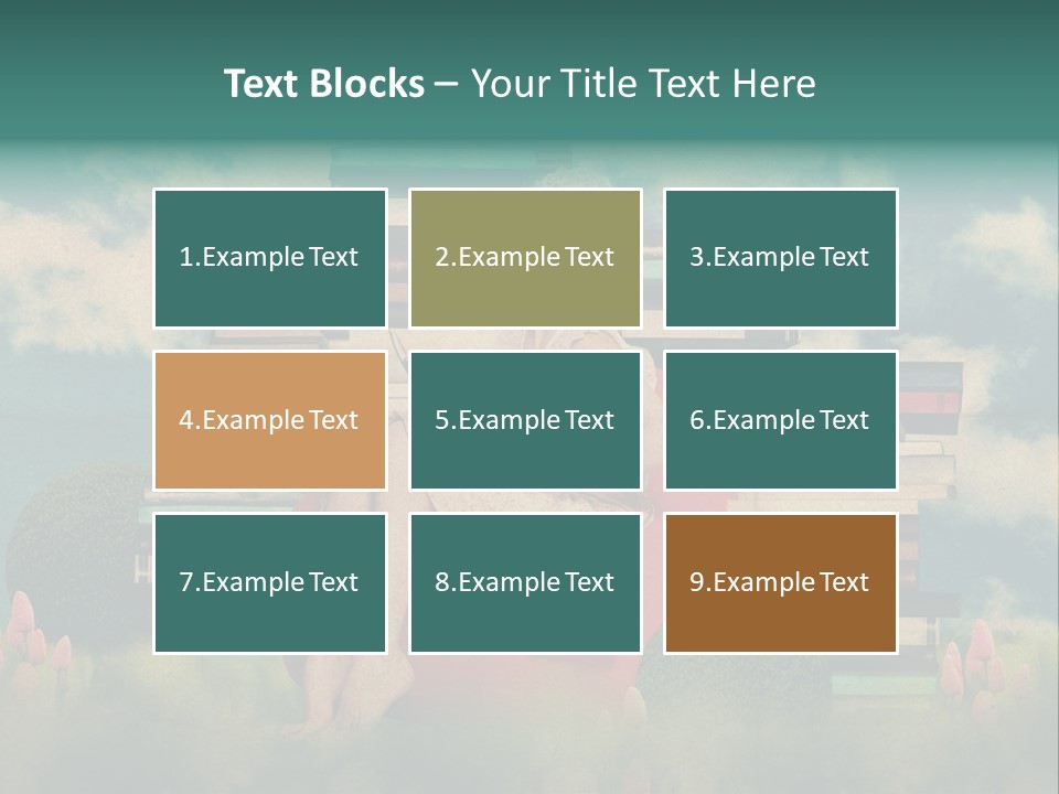 Picture Garden Spring PowerPoint Template