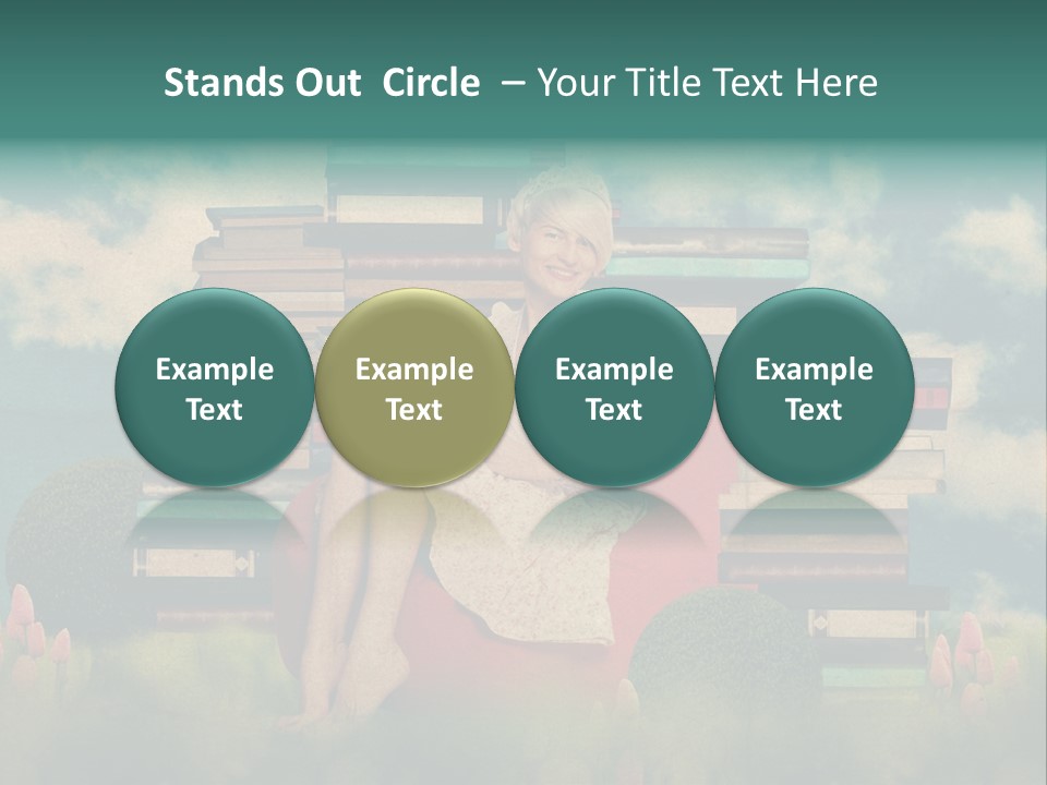 Picture Garden Spring PowerPoint Template