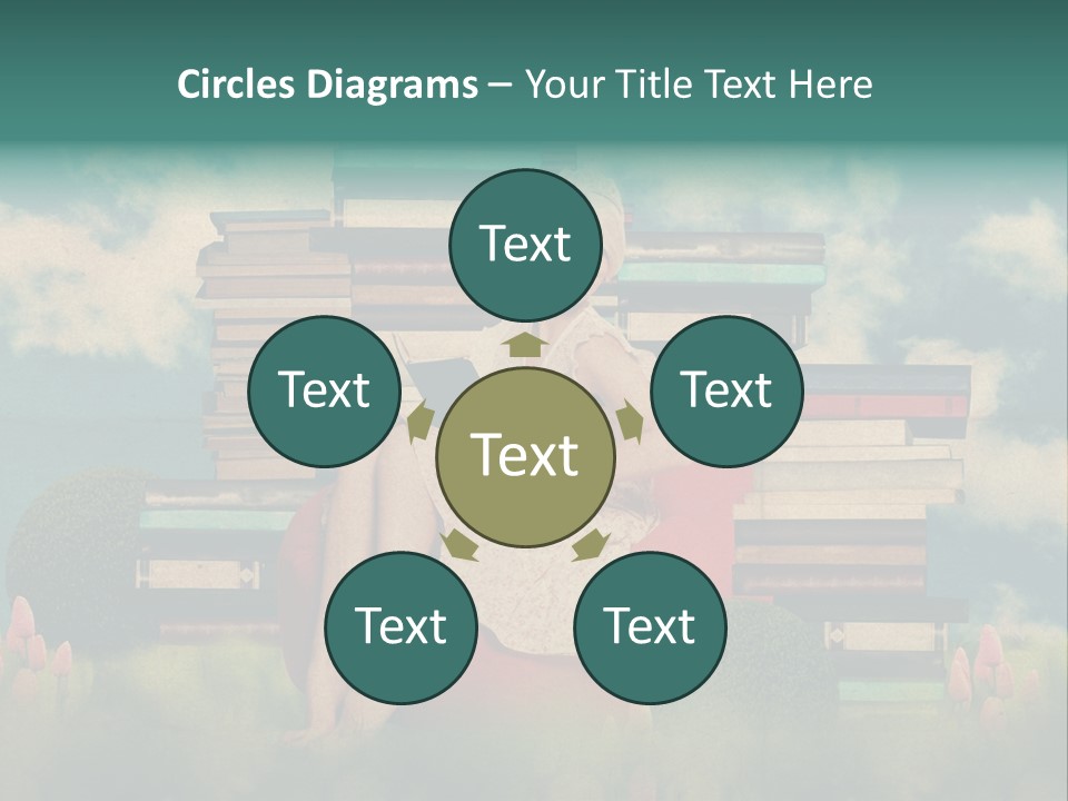 Picture Garden Spring PowerPoint Template