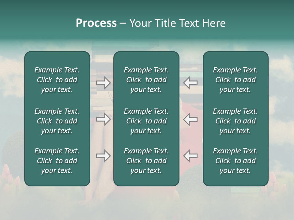 Picture Garden Spring PowerPoint Template