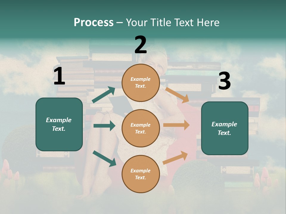 Picture Garden Spring PowerPoint Template