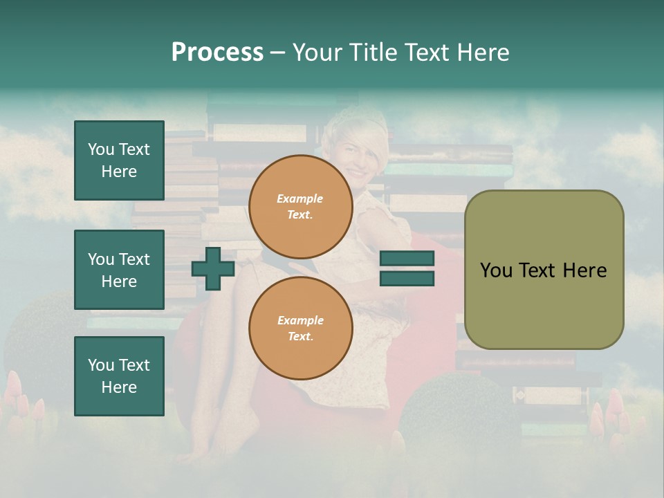 Picture Garden Spring PowerPoint Template