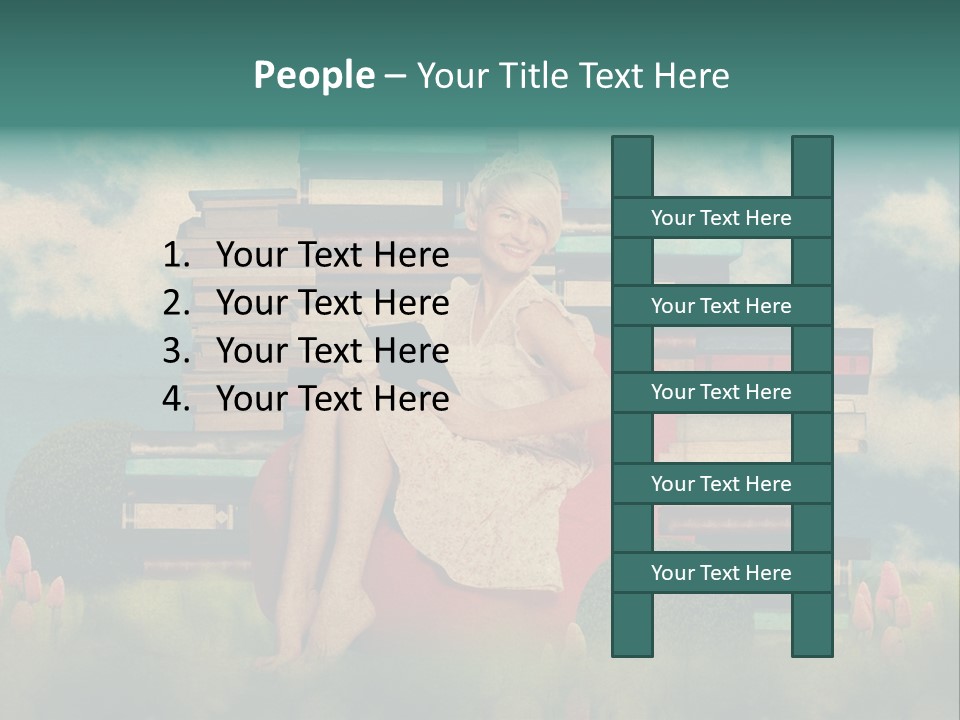 Picture Garden Spring PowerPoint Template