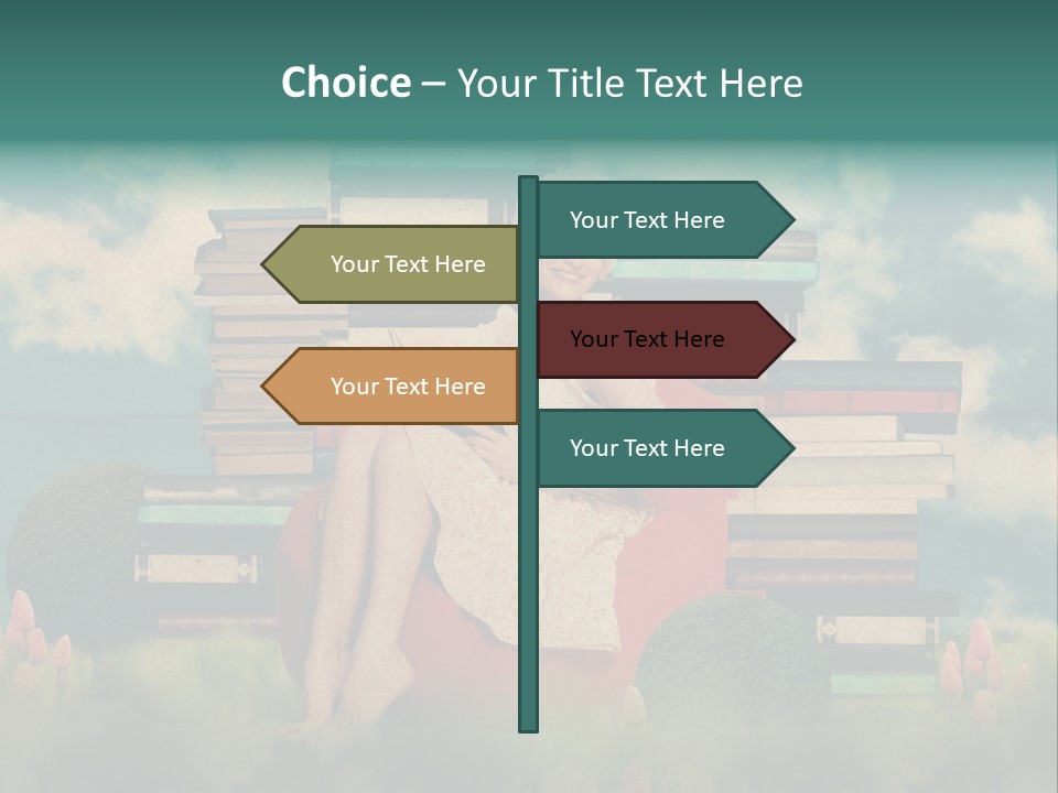 Picture Garden Spring PowerPoint Template