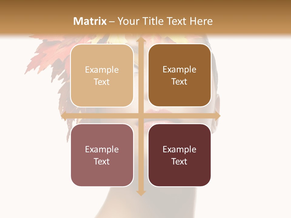 Luxury Beauty Autumnal PowerPoint Template