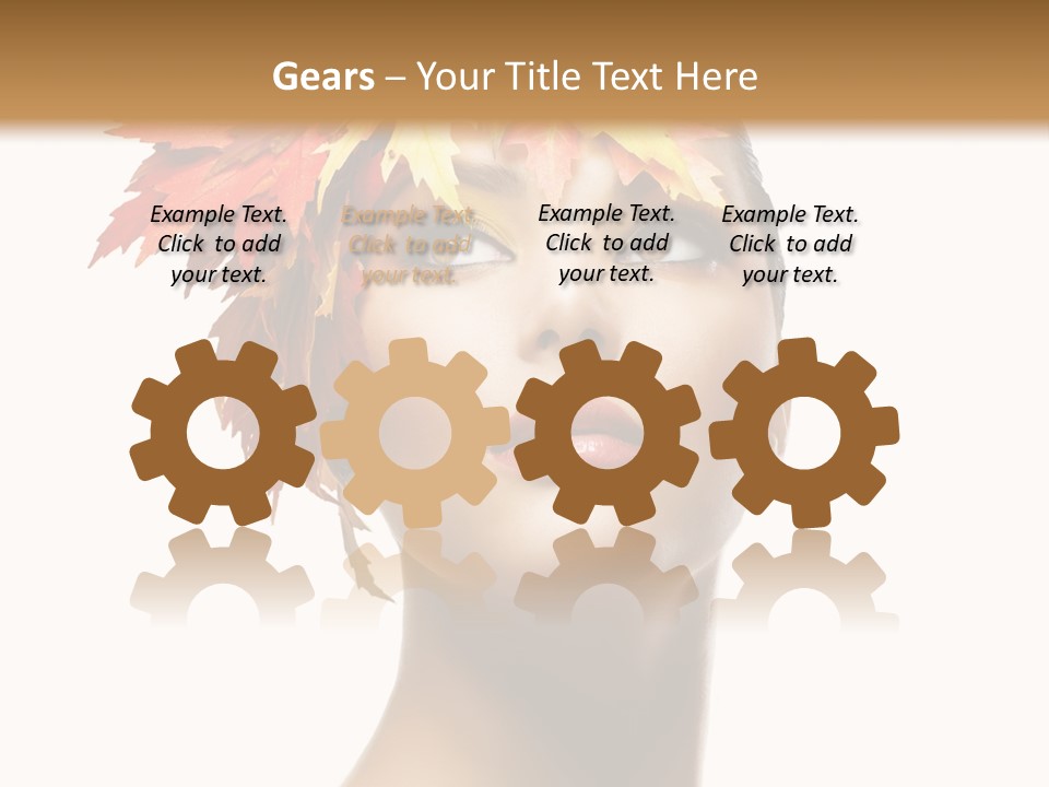 Luxury Beauty Autumnal PowerPoint Template