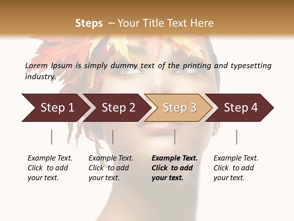Luxury Beauty Autumnal PowerPoint Template