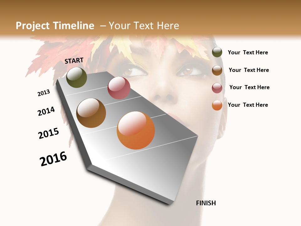 Luxury Beauty Autumnal PowerPoint Template