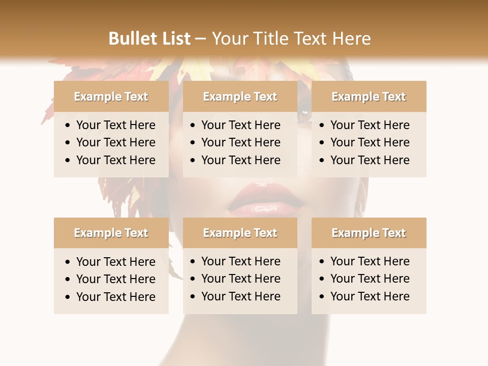 Luxury Beauty Autumnal PowerPoint Template