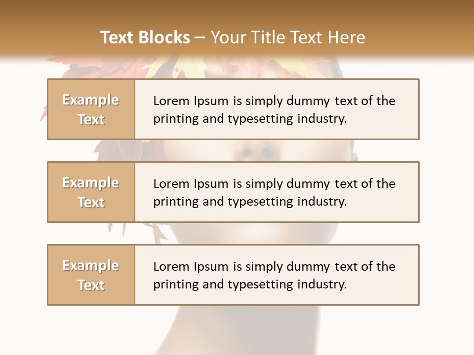 Luxury Beauty Autumnal PowerPoint Template