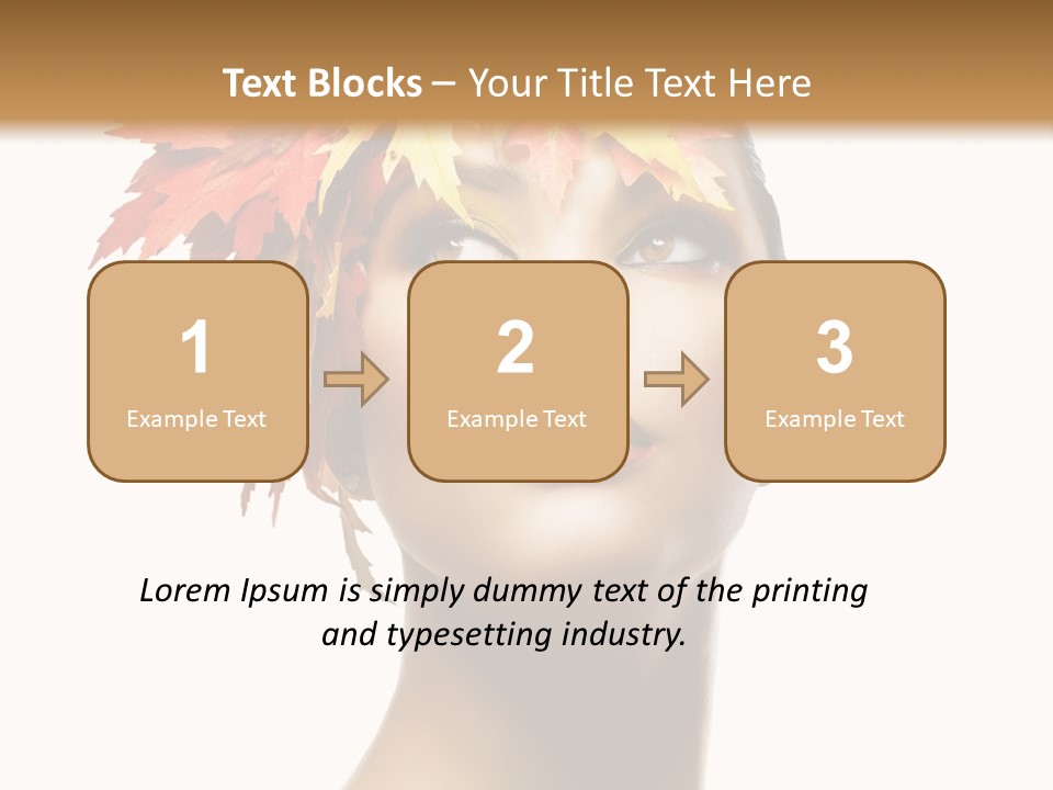 Luxury Beauty Autumnal PowerPoint Template