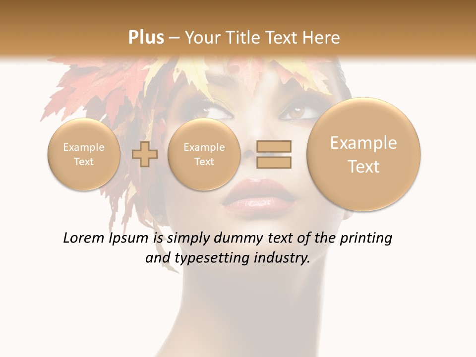 Luxury Beauty Autumnal PowerPoint Template