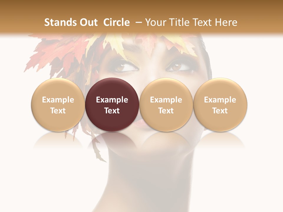 Luxury Beauty Autumnal PowerPoint Template