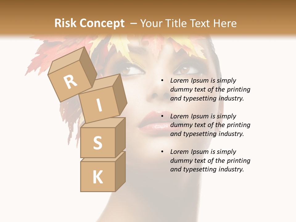 Luxury Beauty Autumnal PowerPoint Template