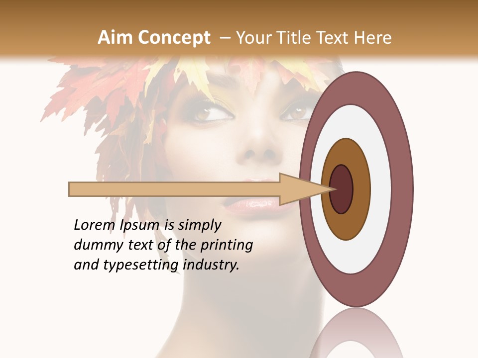 Luxury Beauty Autumnal PowerPoint Template