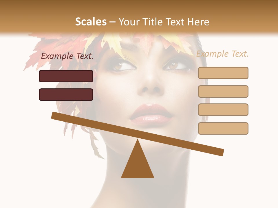 Luxury Beauty Autumnal PowerPoint Template