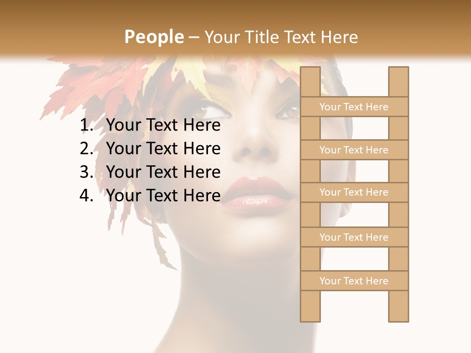 Luxury Beauty Autumnal PowerPoint Template