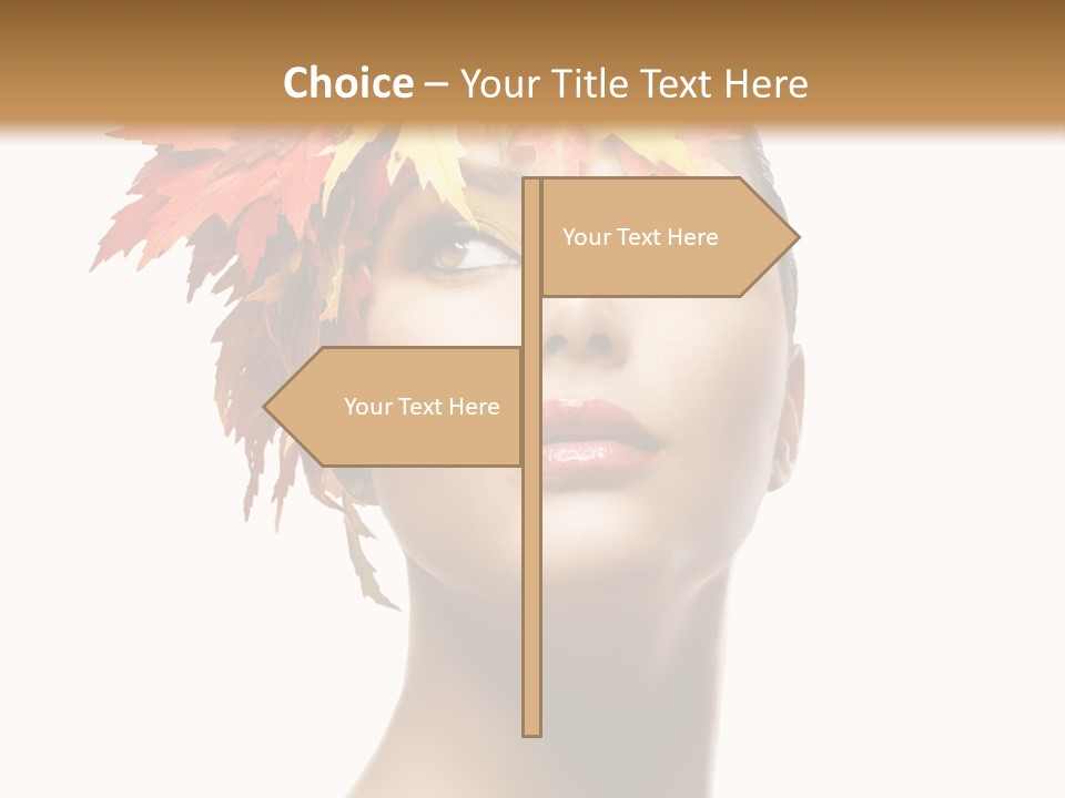 Luxury Beauty Autumnal PowerPoint Template