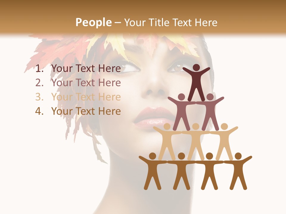 Luxury Beauty Autumnal PowerPoint Template