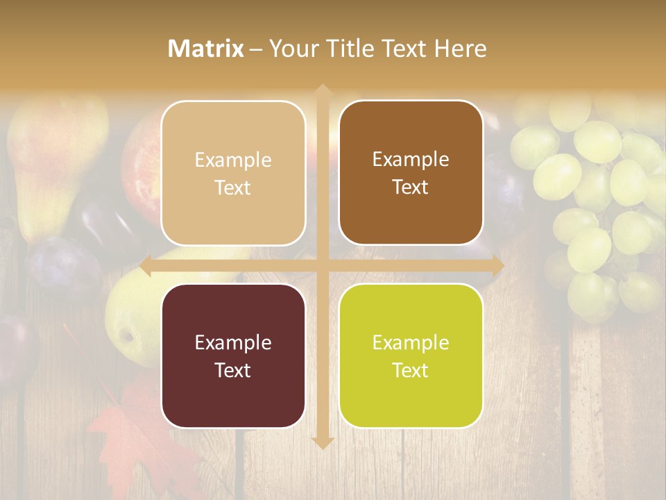Dieting Orchard Autumn PowerPoint Template