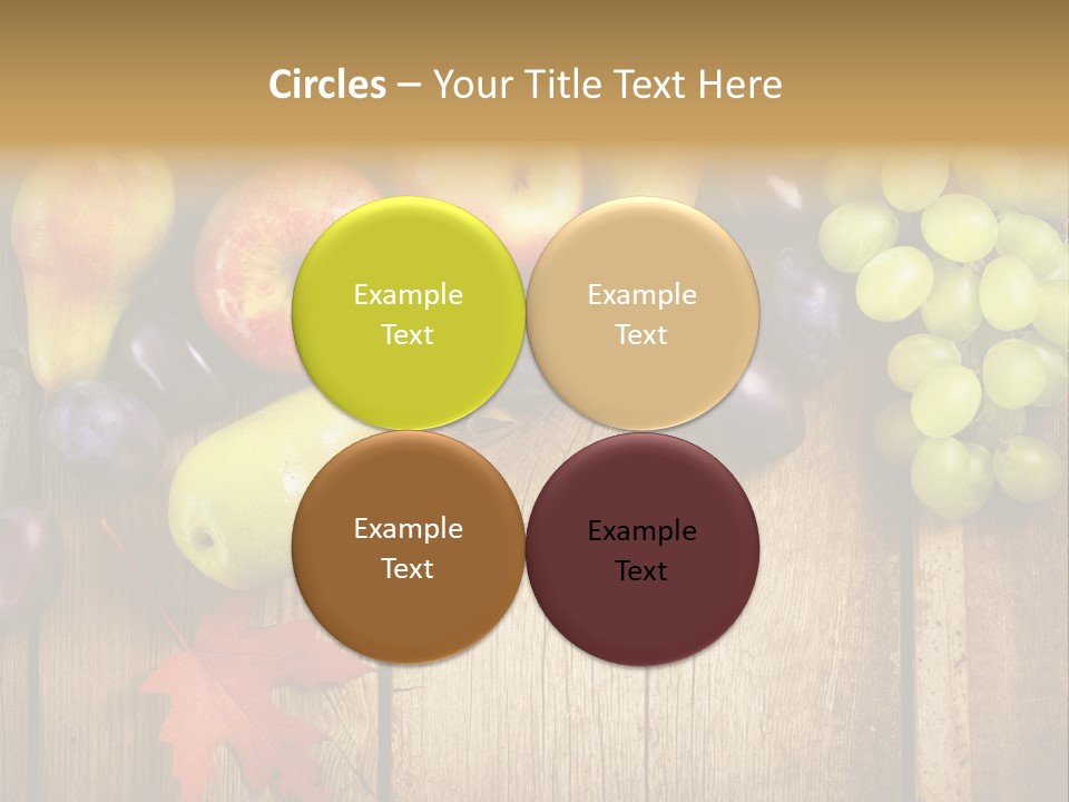Dieting Orchard Autumn PowerPoint Template