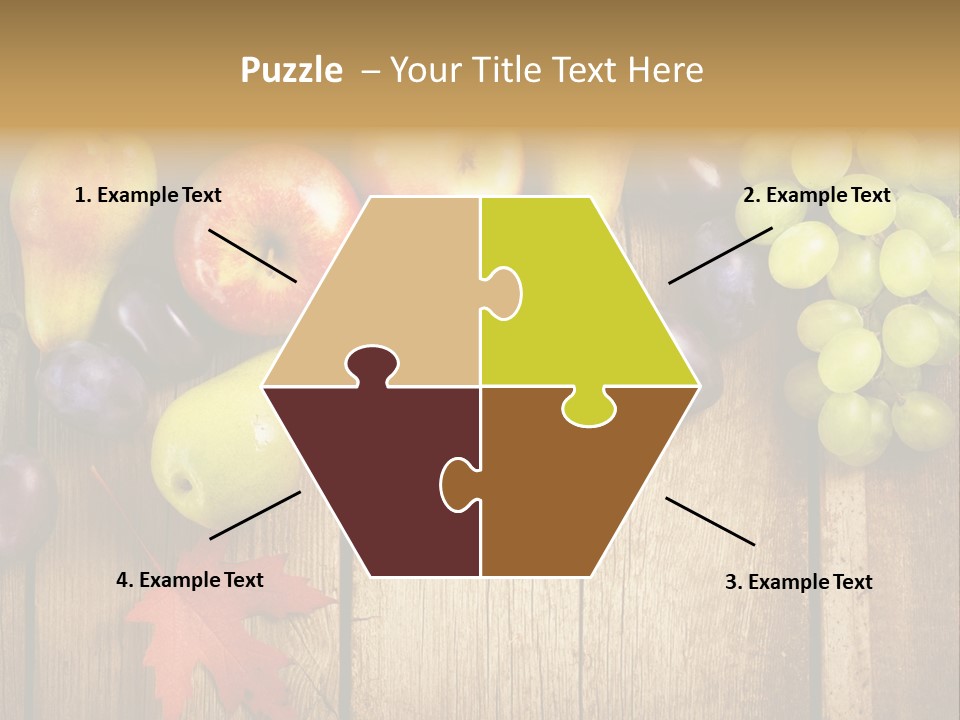 Dieting Orchard Autumn PowerPoint Template