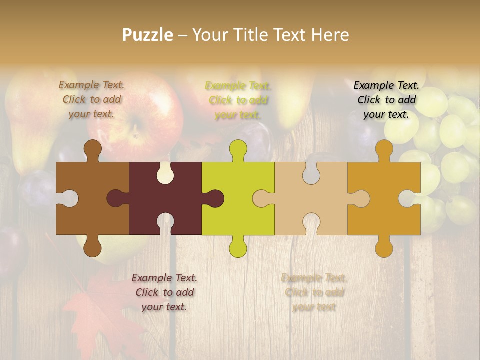 Dieting Orchard Autumn PowerPoint Template