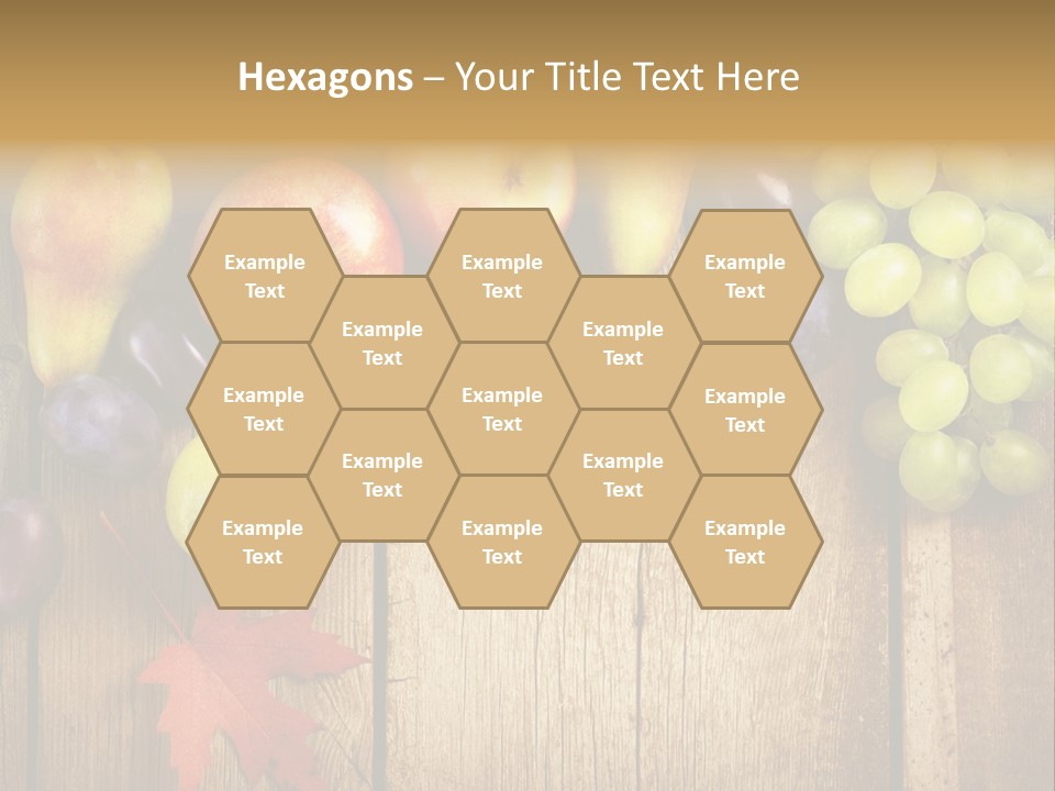 Dieting Orchard Autumn PowerPoint Template