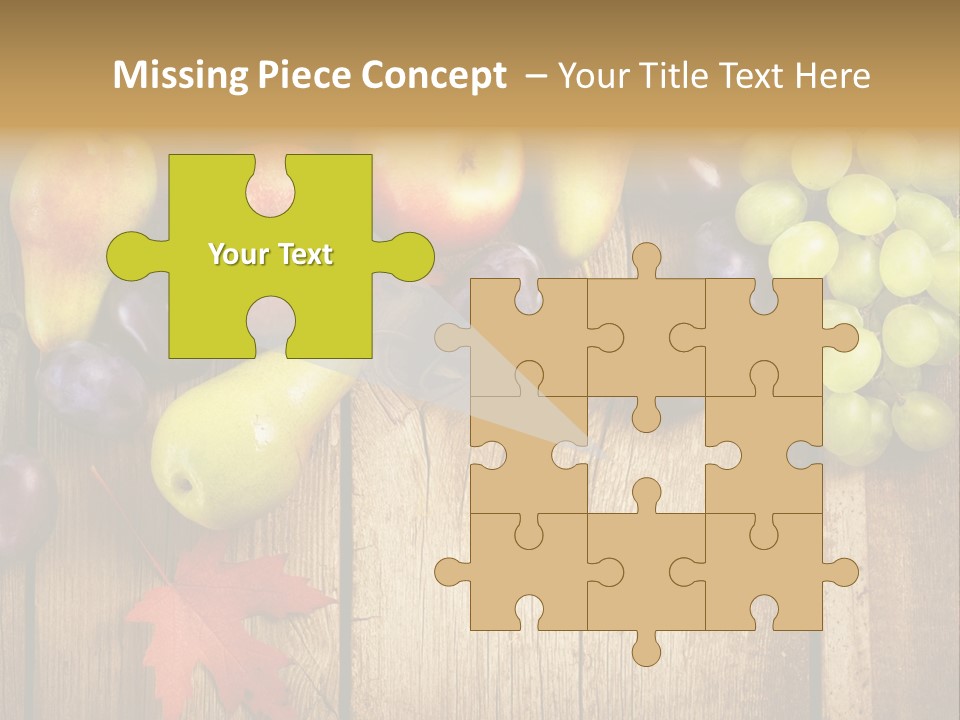 Dieting Orchard Autumn PowerPoint Template