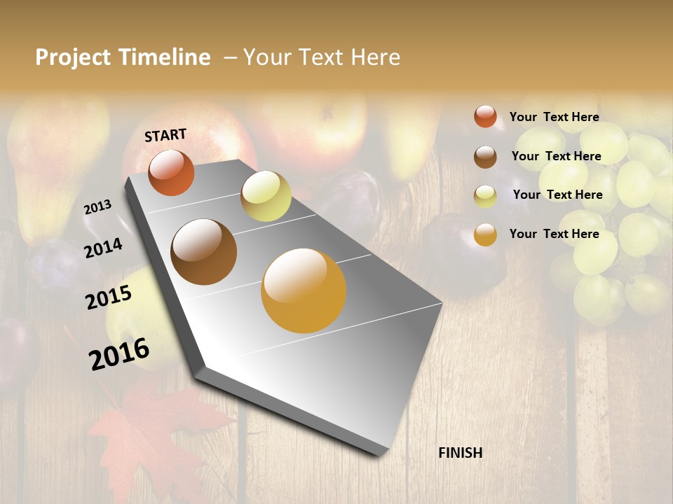 Dieting Orchard Autumn PowerPoint Template