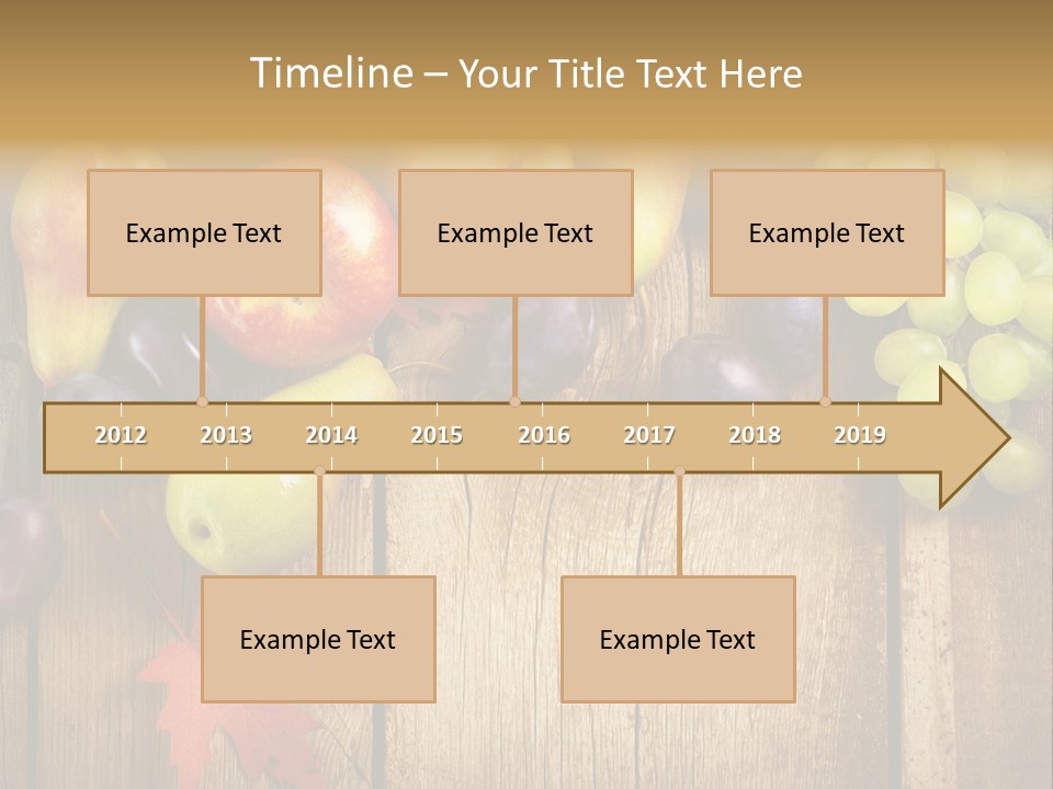 Dieting Orchard Autumn PowerPoint Template