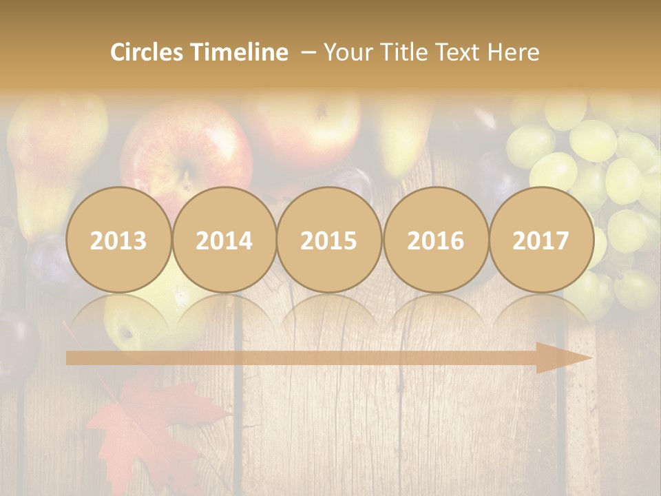 Dieting Orchard Autumn PowerPoint Template