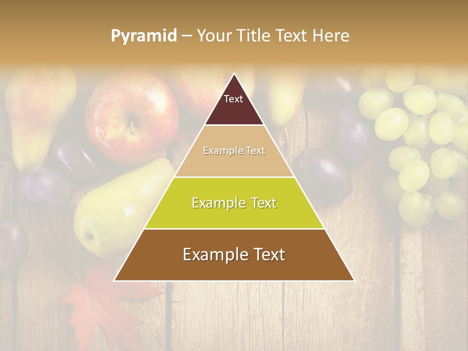Dieting Orchard Autumn PowerPoint Template
