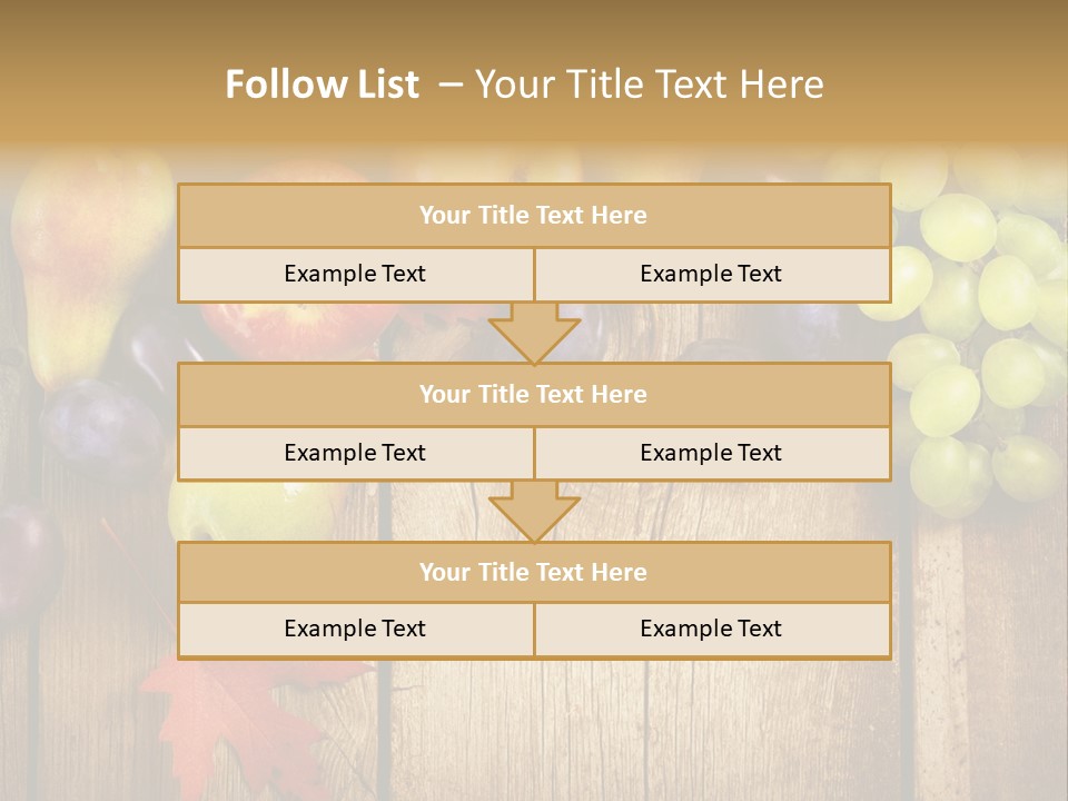 Dieting Orchard Autumn PowerPoint Template