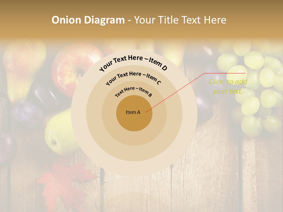 Dieting Orchard Autumn PowerPoint Template