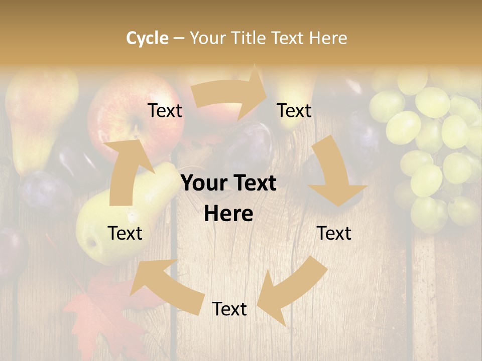 Dieting Orchard Autumn PowerPoint Template