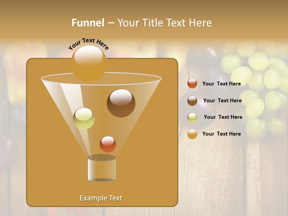Dieting Orchard Autumn PowerPoint Template